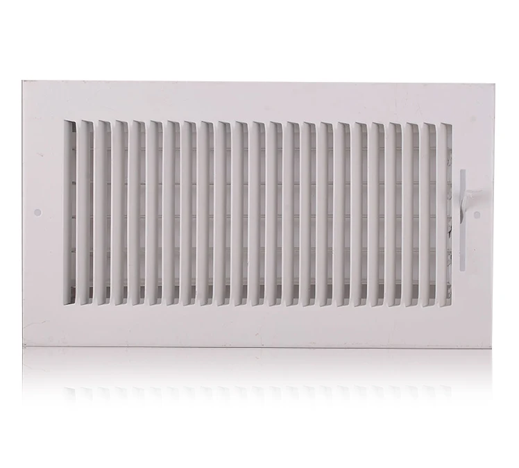 1SW 12*6 inch One Way Air Register Flat Stamped Blade Air Supply Diffuser Duct Cover for Ceiling Sidewall HVAC Air Systems