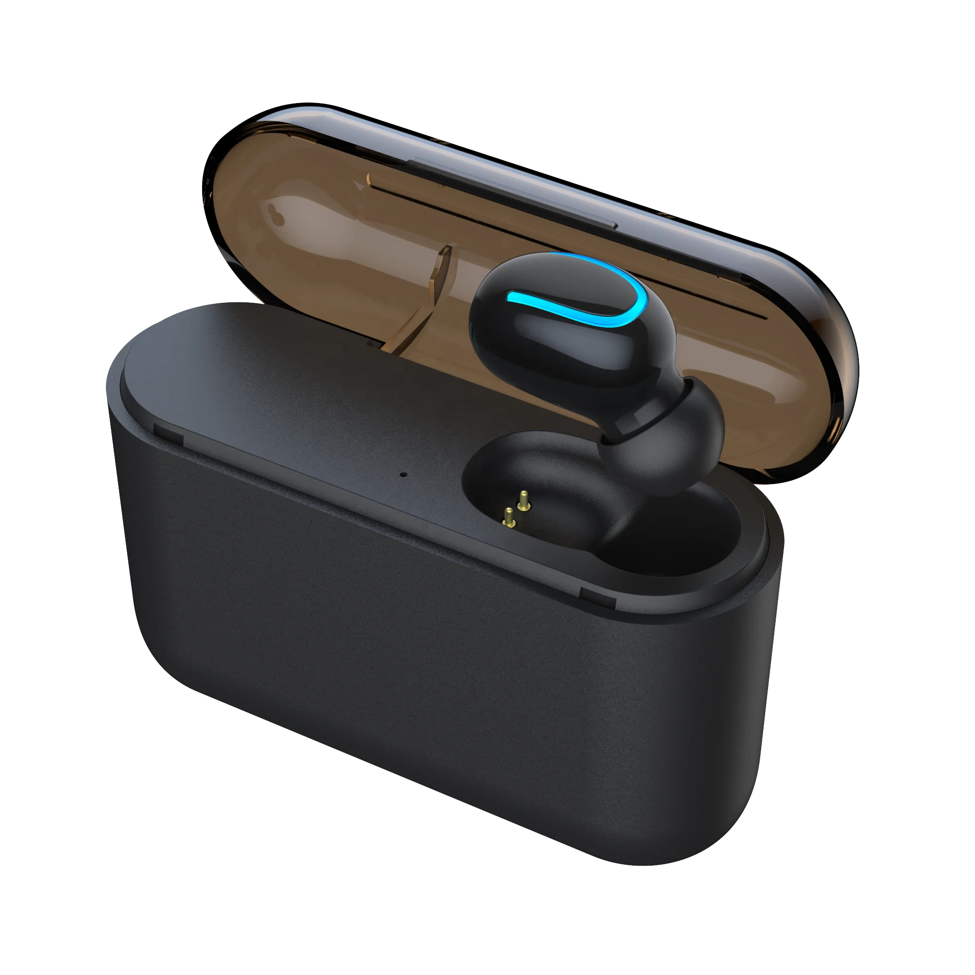 
Waterproof IPX 5 Bluetooth 5.0 Mini Wireless Stereo Earphones With Charging Box Single Earbud HBQ-Q32 
