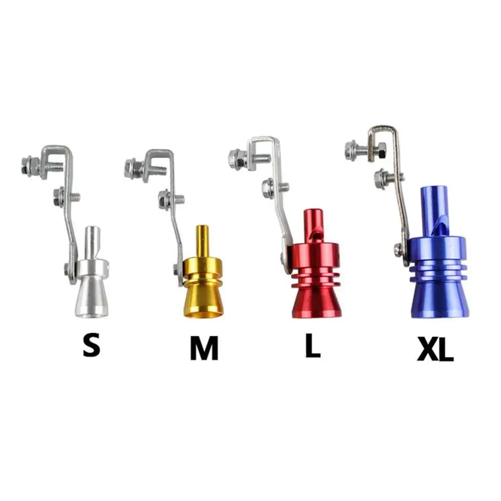 Universal Car Exhaust Muffler Pipe S M L XL Size  Simulator Turbo Sound Exhaust Whistle