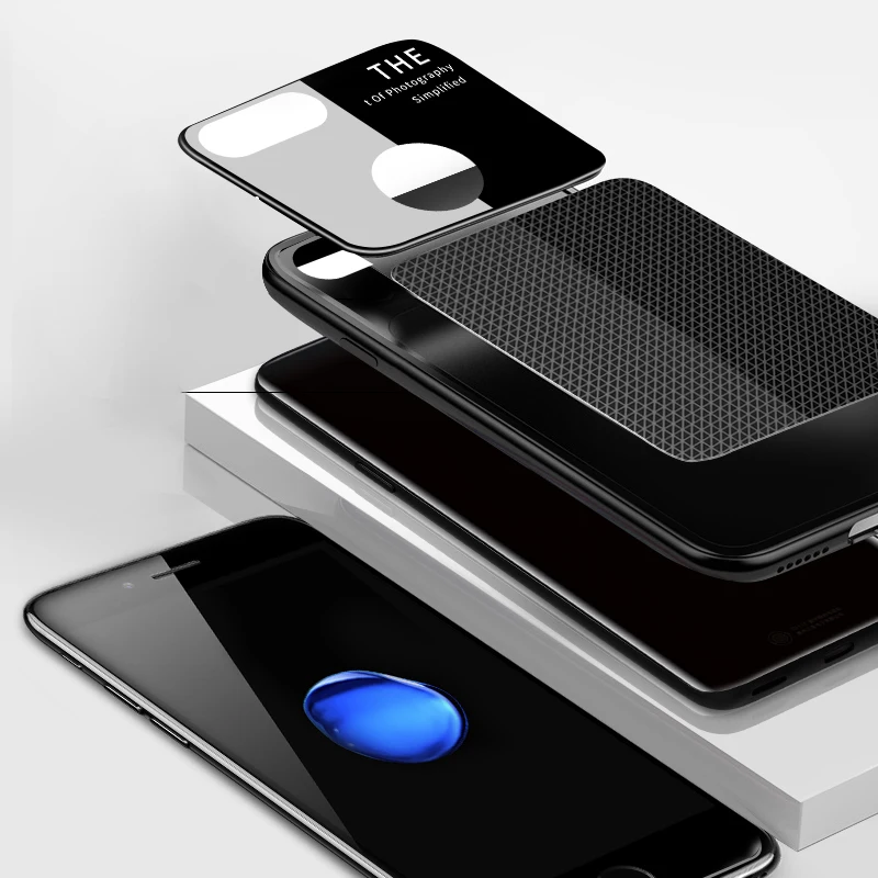 Новое поступление бесплатный образец акрил + ТПУ ромб зеркала телефон для iPhone 7 plus
