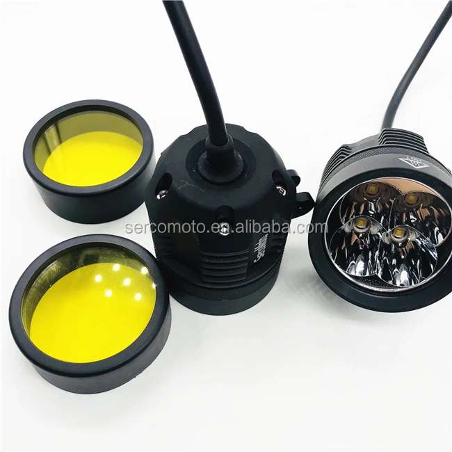 Оптовая продажа, Автомобильные светодиодные противотуманные фары Sercomoto 40 Вт для мотоцикла Honda Yamaha Kawasaki