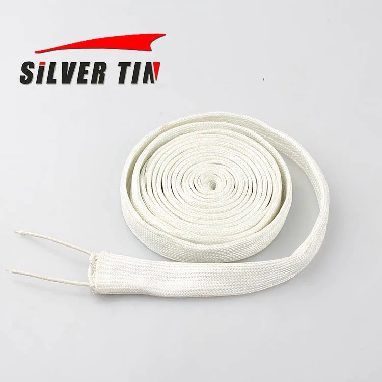 500C High Temperature Fiberglass braid heating belt/electric power cable for pipeline