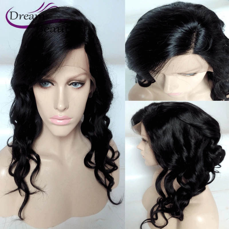 Front Lace Wigs 130 Density Full Lace Human Hair Wigs For Black Women Brazilian Side Part