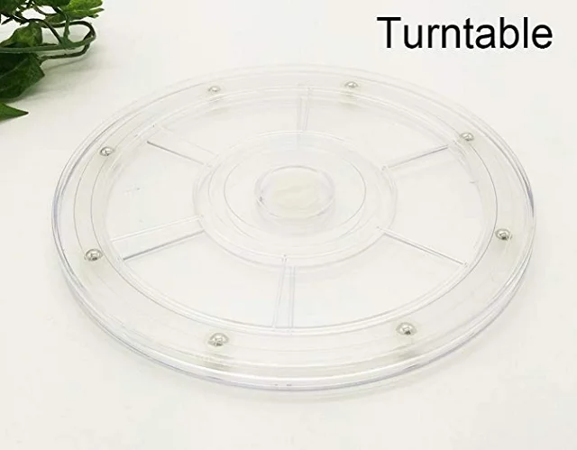 Round Acrylic Cakepop Display with Rotating Base