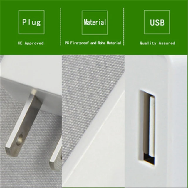 Shenzhen  manufacturer Wholesale mobile phone accessories US plug 1A wholesale usb wall charger