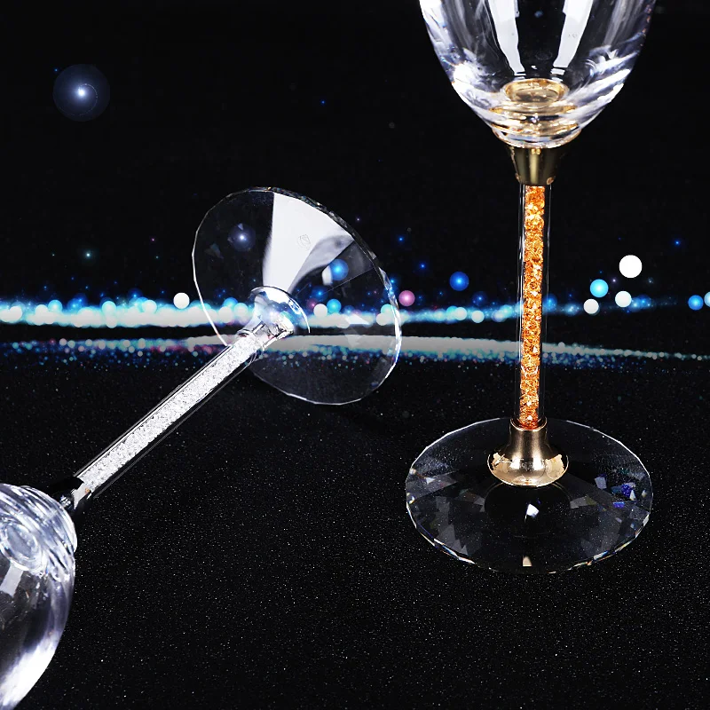 Gift package Wedding Crystal 200ml Champagne glass Flute Crystal champagne glass