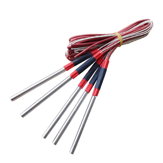 Water immersion cartridge heater probe rod