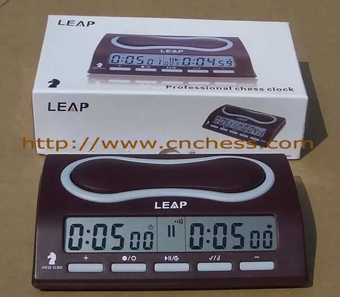 Digital quartz analog chess game clocks