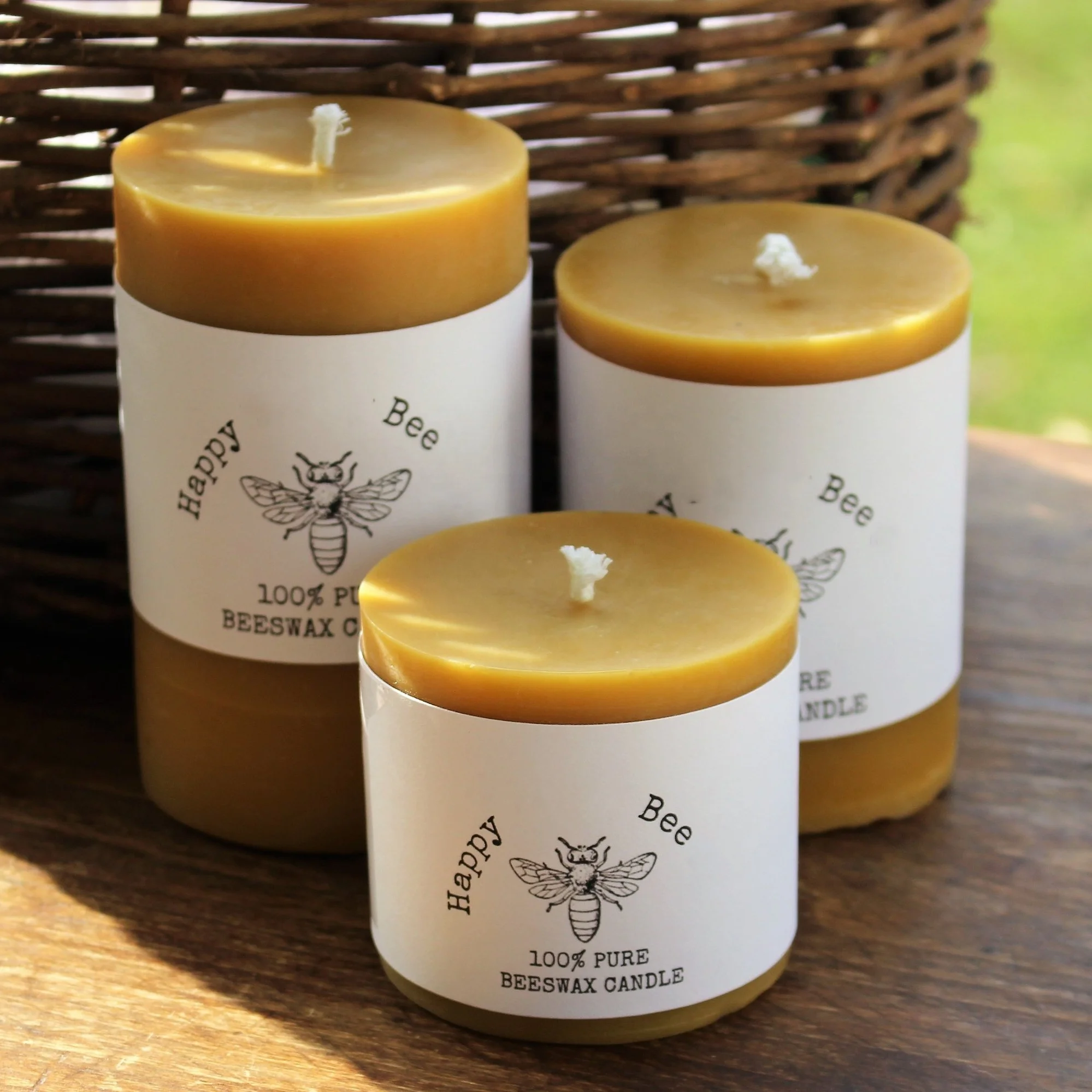 Home Decorative Aroma Natural Beeswax Candle Scented Candle Pillar Candle With Private Label
