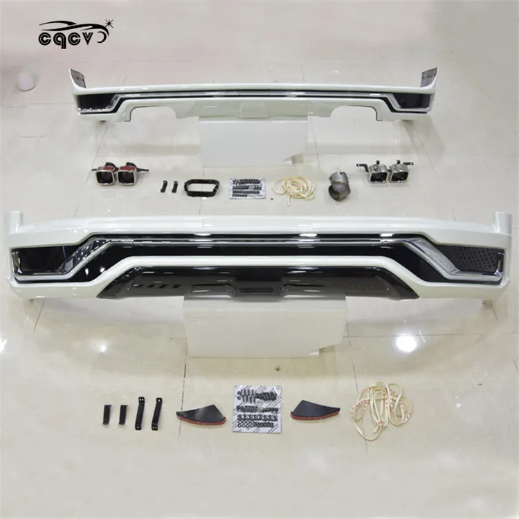 Beautiful and hight quality M& style body kit for 2016 Toyota Land Cruise&r front lip rear lip exhaust with assembly accessories