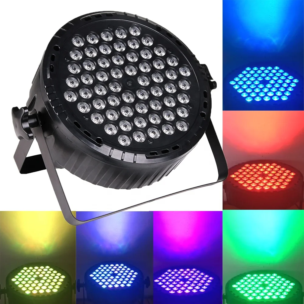 Бренд Baisun TP001/6L 60 шт. RGB 3 в 1 светодиодный прожектор par для dj сценическое освещение сменные