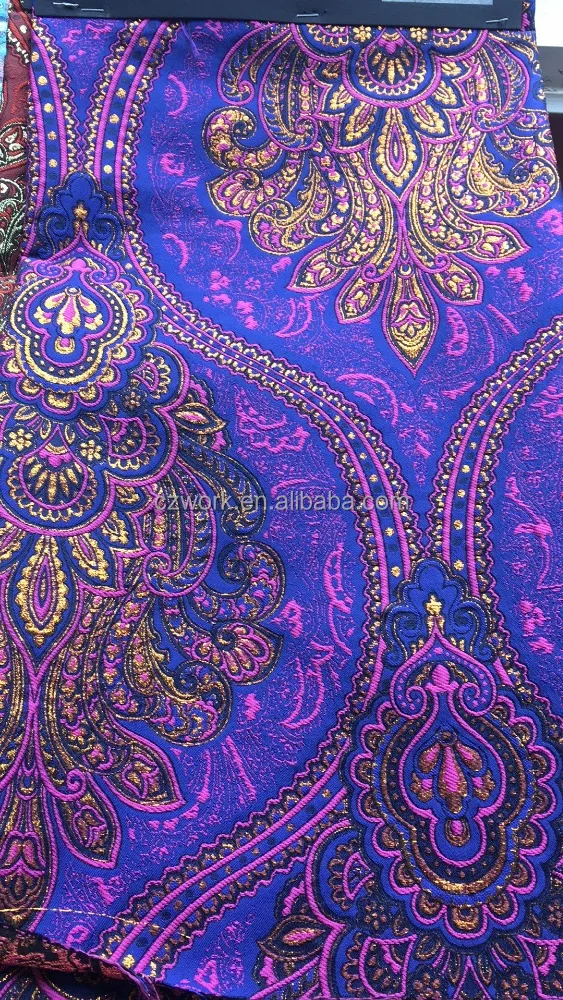 80yds MOQ metallic jacquard fabric fashion dress coat bright cloth fabrics