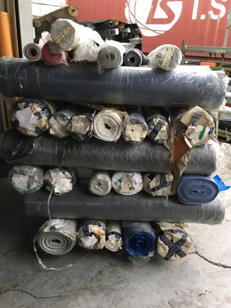 High Quality PU Artificial Leather with non woven backing Stock Lot for Sporting Shoes