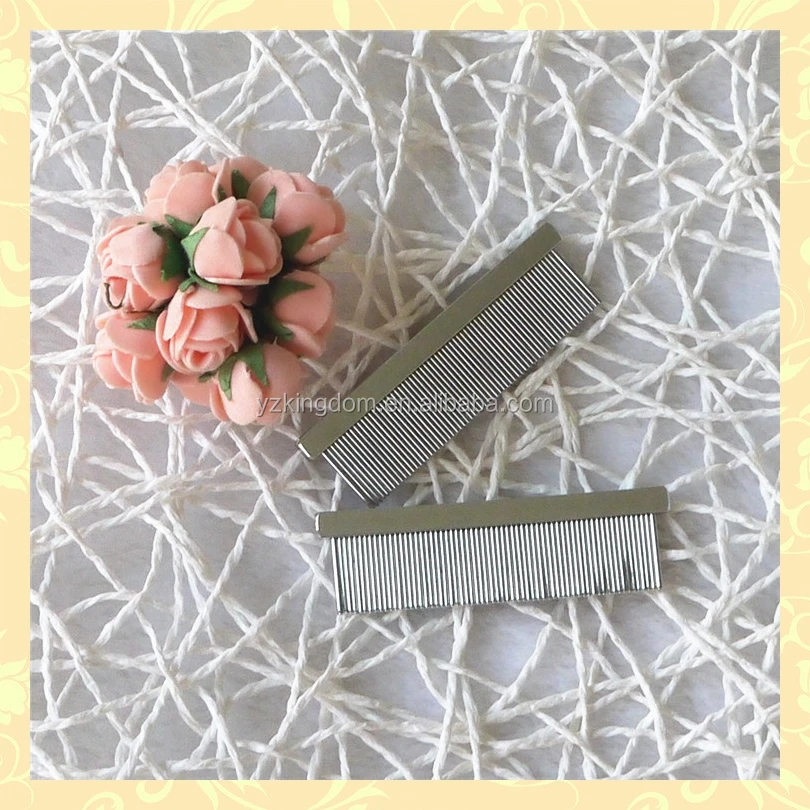 Мини милые металла для вычесывания вшей карман расчески оптом