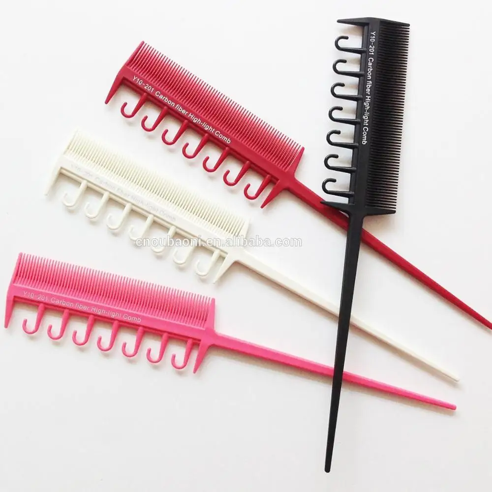 Direct Manufacturer Y10 Colorful Highlight Comb Professional Comb Y10-201