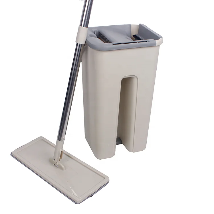 
New microfiber wet and dry 360 wash flat mop bucket for floor cleaning magic mop for home cleaning product 