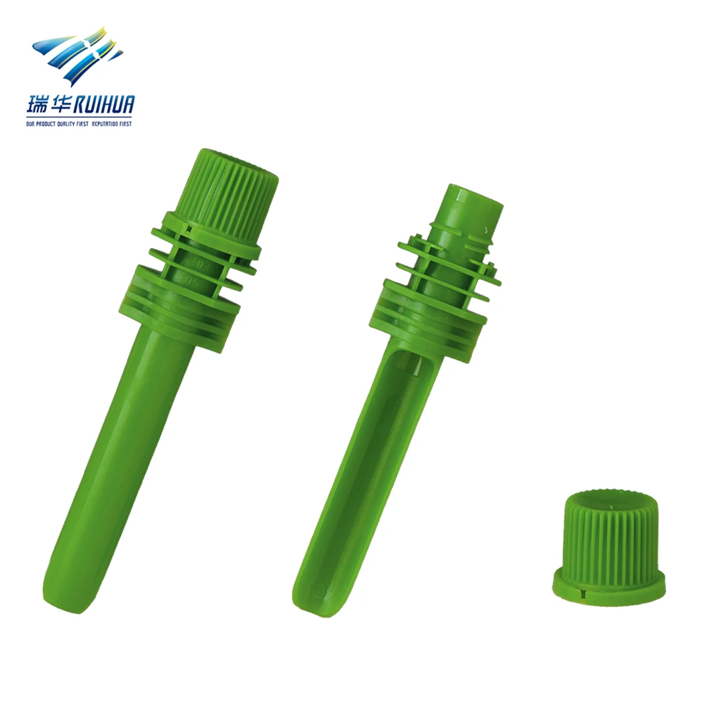 
Accept custom Shantou RUIHUA profession factory plastic spout with cap 