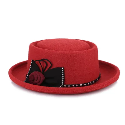  beautiful fringed pearl retro formal hat