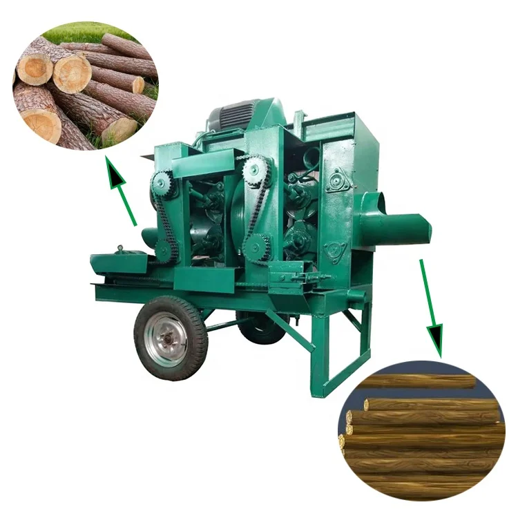 Portable wood debarker machine wood log debarker for sale