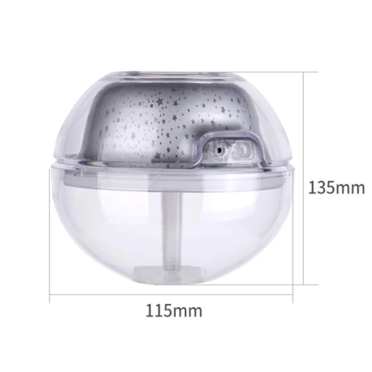 Wholesale Aromatherapy Diffuser Crystal Night Light Projection Ultrasonic Essential Oil Aroma Humidifier
