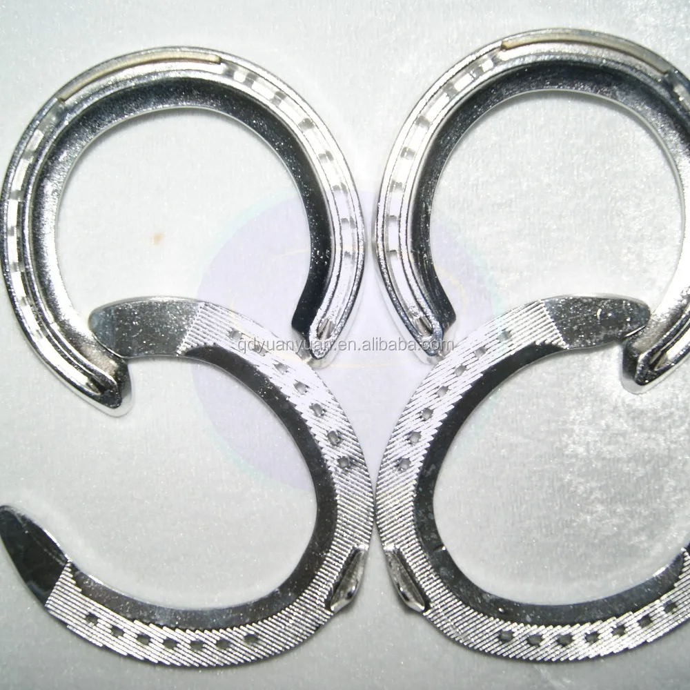 factory direct supply forged colored aluminum alloy horseshoe for horse