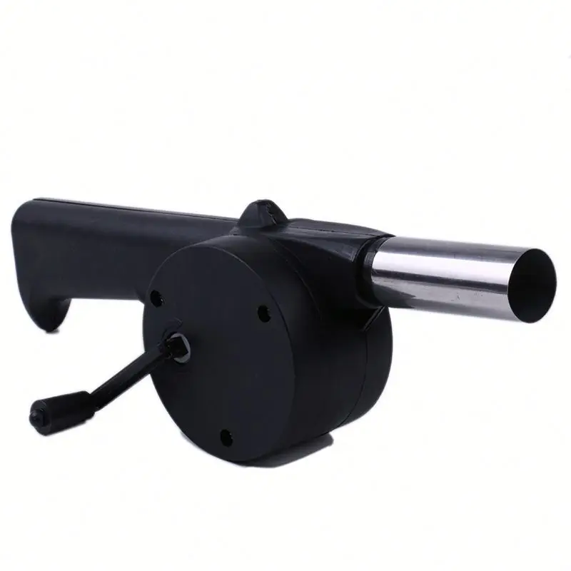 Hand Crank BBQ Fan BBQ Blower ,JI6y High Quality BBQ Grill Manual Air Blower ,