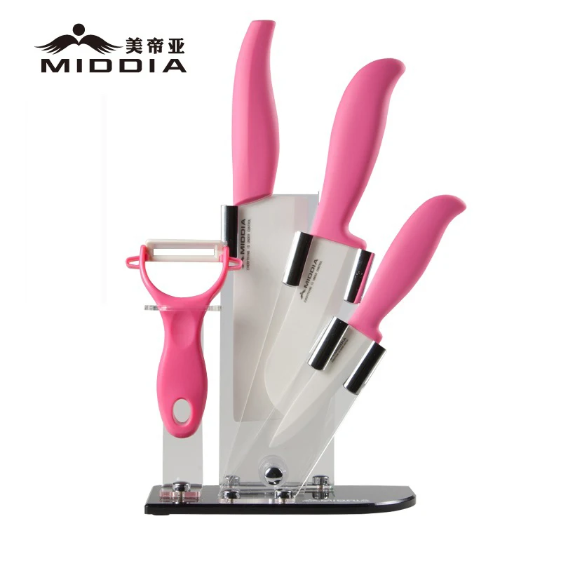 Ceramic Knife set 5-piece Set With Knife Holder