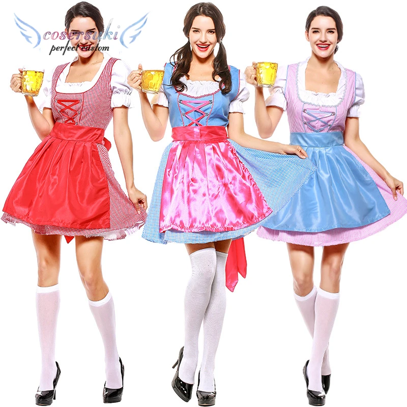 German beer short maid costume Halloween cosplay prom performance clothing export game clothing