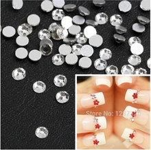 AAAAA 1440 unidades/pacote ss3-ss10 Crysta strass para unhas decorações da arte do prego, apartamento de Volta pedras Não Hotfix Cola em design