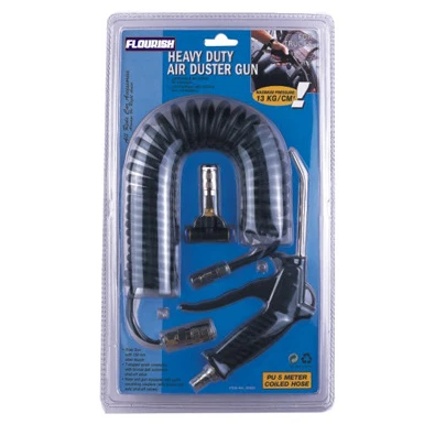 
Sets of European Style Pneumatic Heavy Duty Air Duster Gun Kit Air Blow Gun Kit For Blowing Dust With 6*4 /5*8 PU Air Hose 