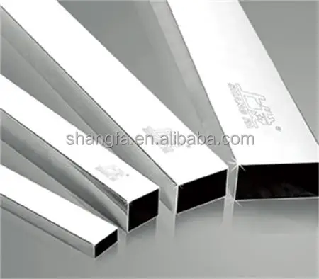 Factory price 201 304 stainless steel square pipe tube