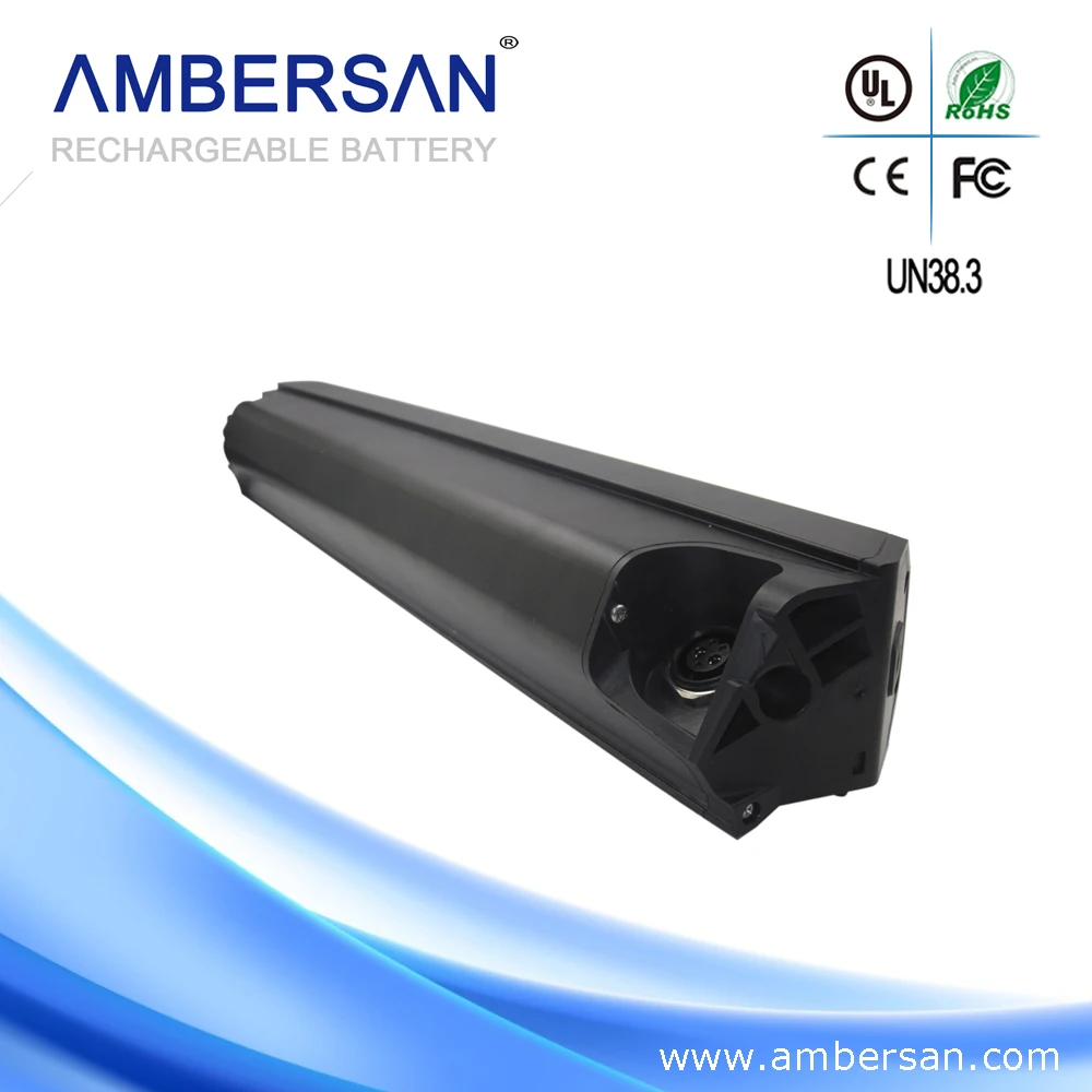 
Long slim ebike battery rechargeable lithium batteries for electric bicycle battery 