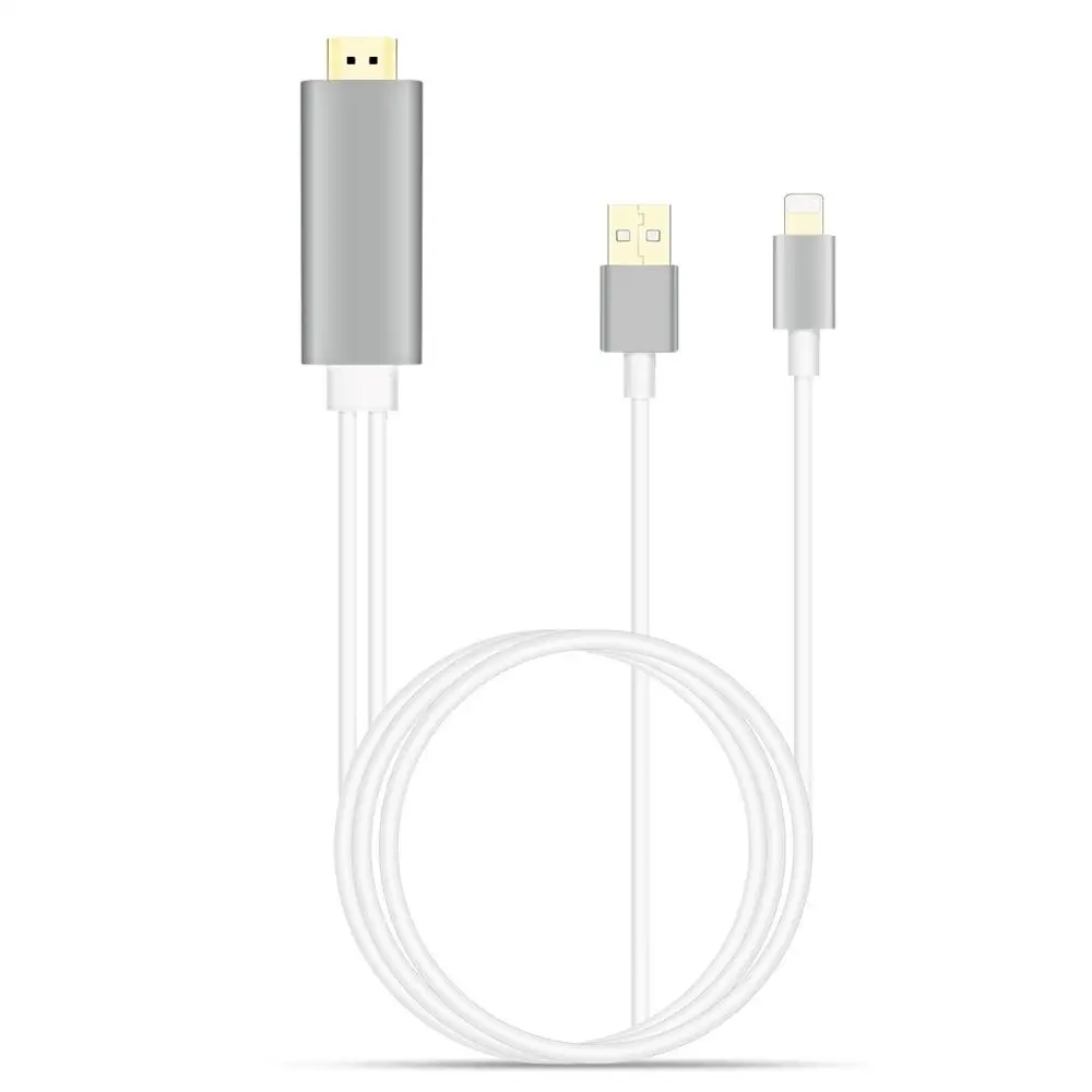 
HDTV Convertor Adapter High-Speed HD Plug and Converter for iPhone iPad 
