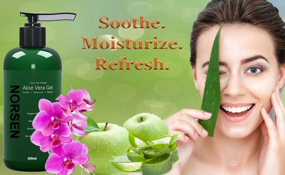 OEM Pure Natural Organic Soothe Moisturizing Aloe Vera Gel