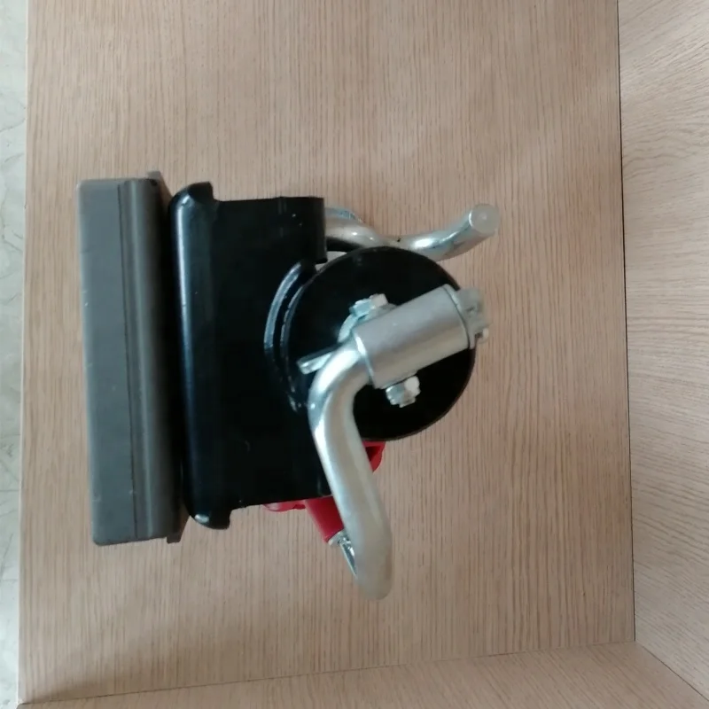 Kiefer built trailer parts 2000lbs black powder RV stabilizer round tube jack