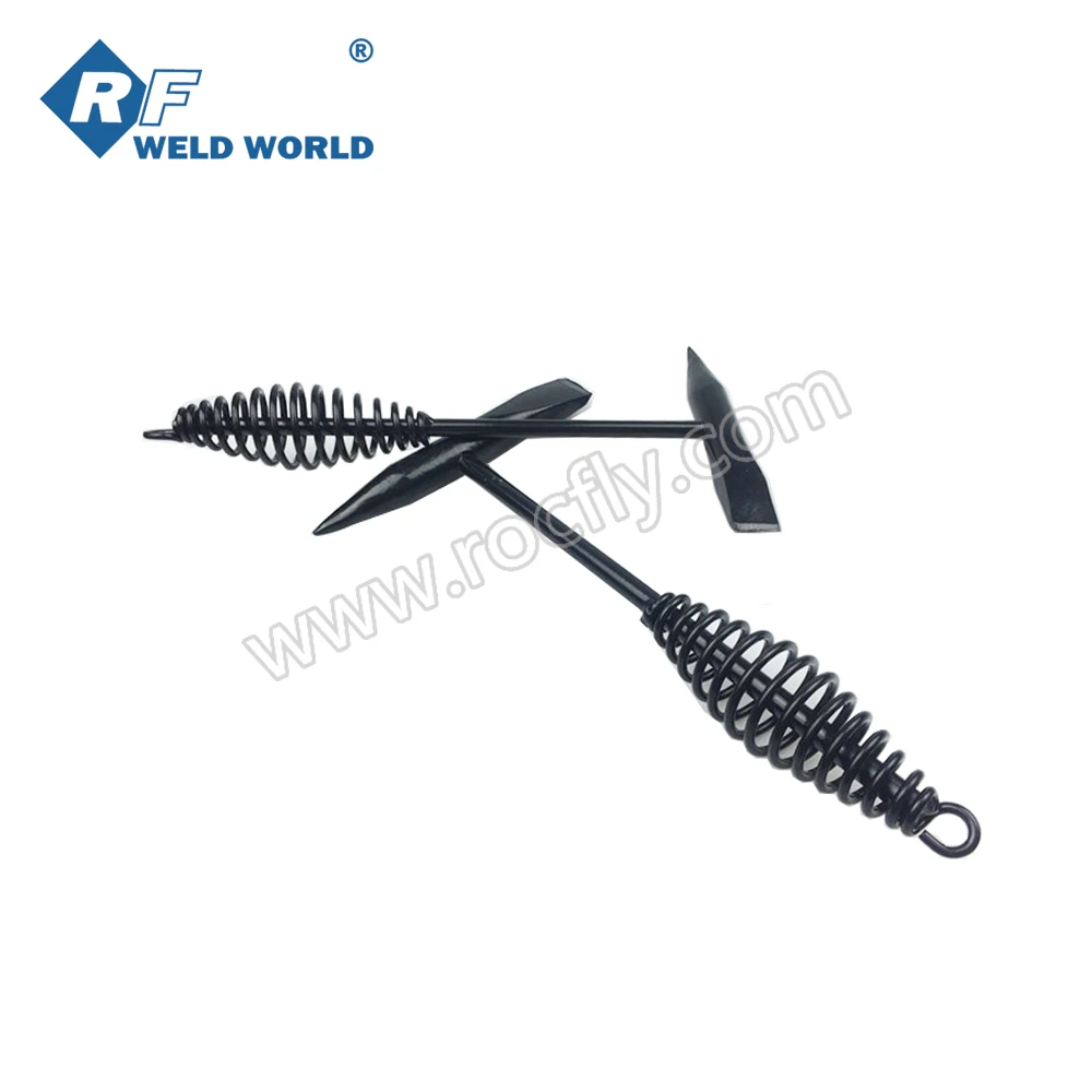 American Type Spring Handle Welding Chipping Hammer 300g 500g