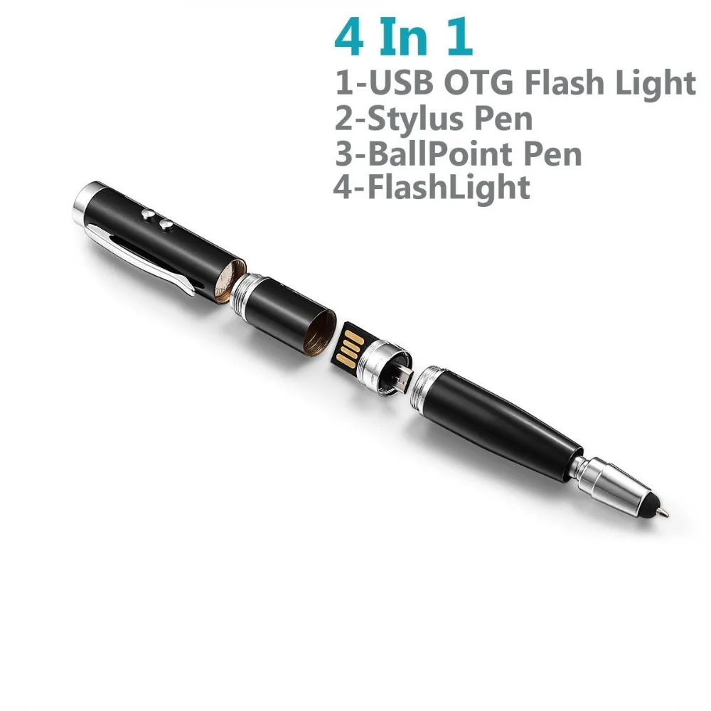 multi function tool pen laser pointer Metal USB Drive ballpoint pen stylus