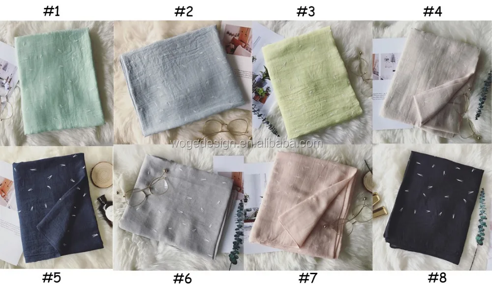 2018 Hot selling Malaysia pretty womans dress clothes headcloth hijab polyfoams factory wholesale new muslim scarf