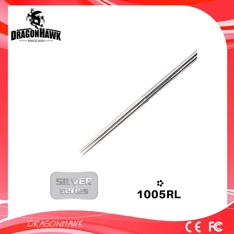 Одноразовые профессиональные тату-иглы Dragonhawk 5RL премиум