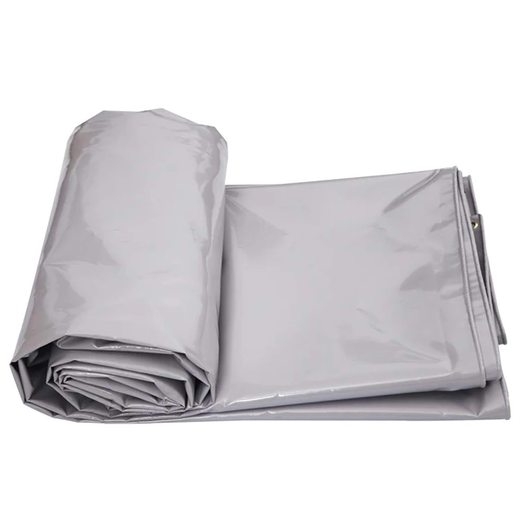 Stock Lot 650gsm Heavy Duty Polyester Plastic Tarp PVC Tarpaulin Truck Cover