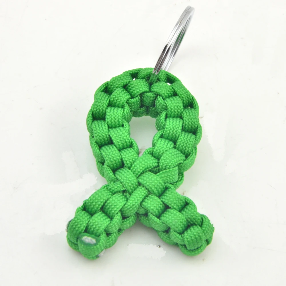 2016 new fashion style colored fish shape paracord 550 keychain decoration wholesale