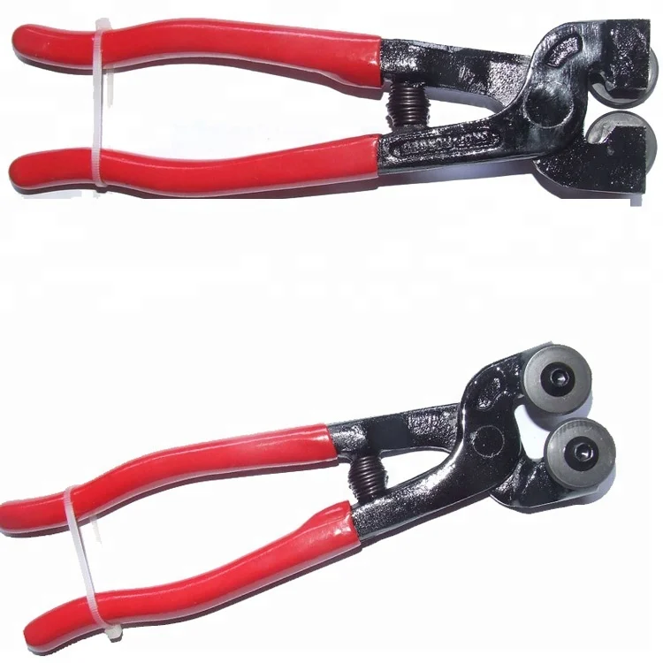8 Inches Glass Tile Cutting Mosaic Pliers,Wheeled Mosaic Glass Tile Nipper cutter,factory Ceramic tile glass cutter pliers