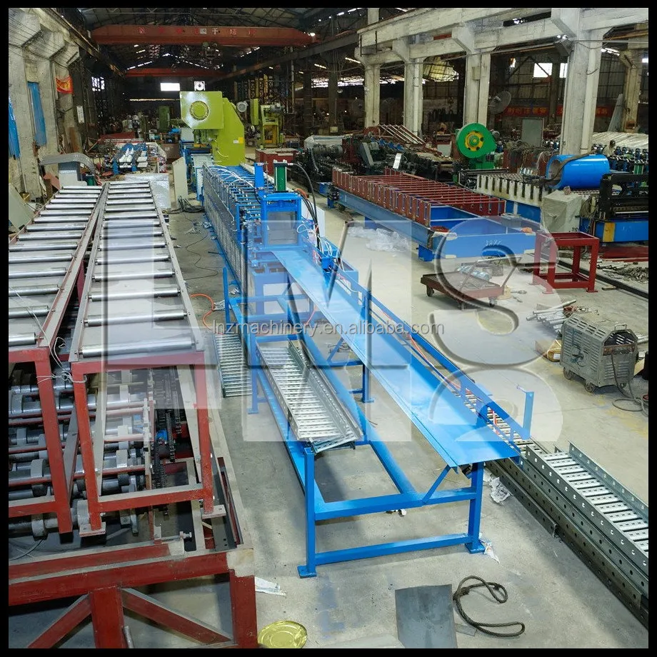 LMS thickness adjustable cable tray punching holes scalfflod roll forming machine