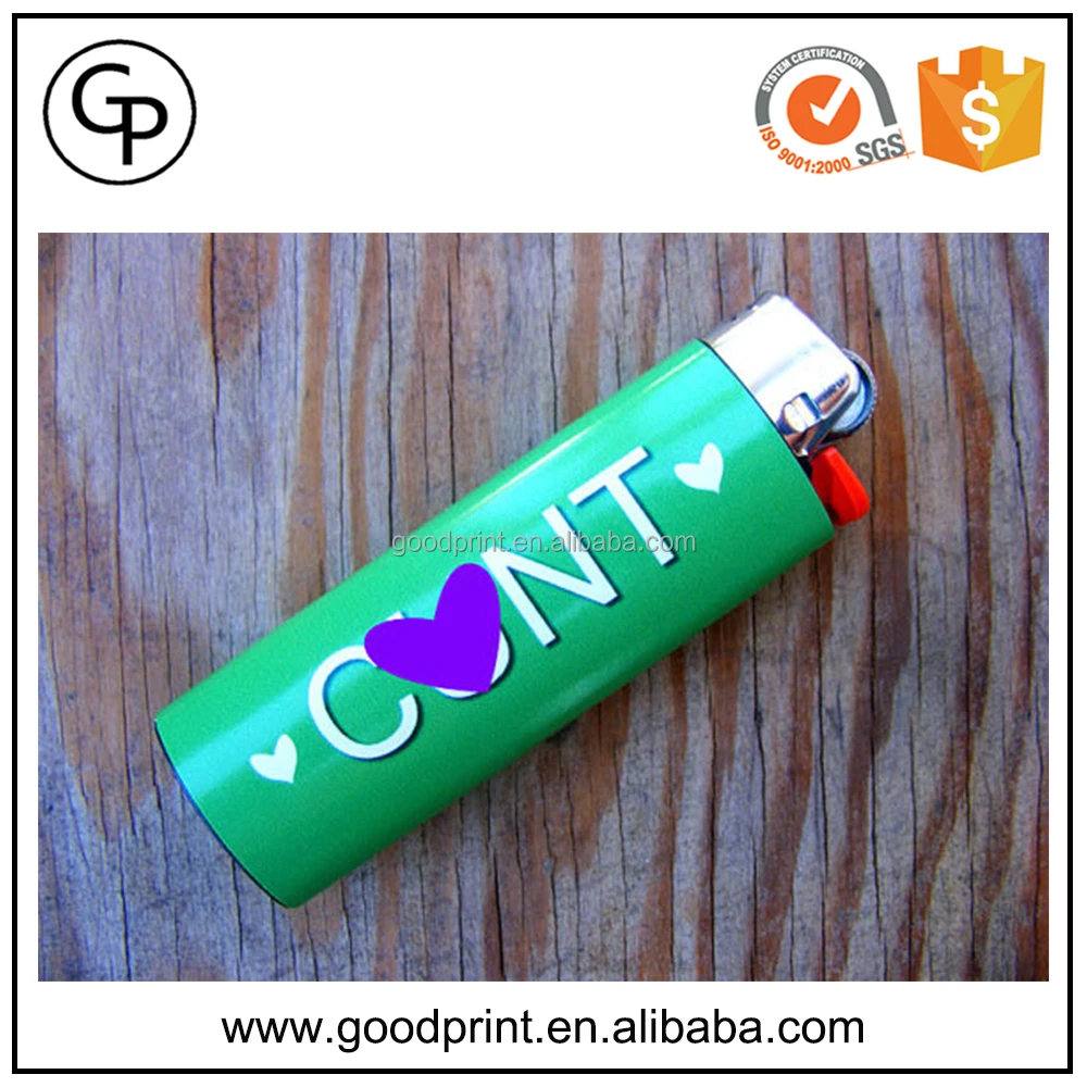 Direct Manufacturer Customized Waterproof Printed Lighter Sticker