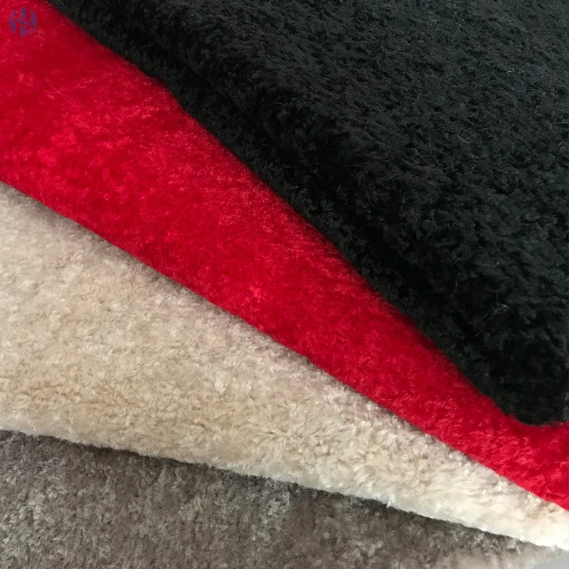 
High quality 100% polyester ice wool sherpa fleece coat fabric 