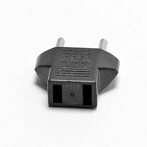 US USA to EU Europe Travel AC Power Socket Plug Adapter Adapter Converter