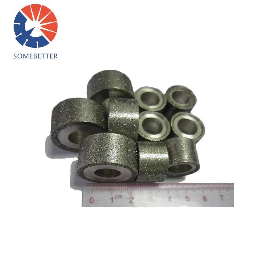 D6*H1 1/4*T1 7/ 8*X1/8 Inch Electroplated CBN Diamond Grinding Wheel for Woodturning Tools