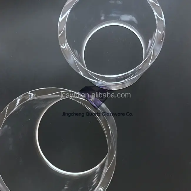 
Customization large diameter transparent quartz glass tube pipe 