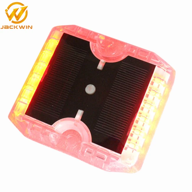 Plastic solar street light road stud blinking led flashing solar driveway marker light