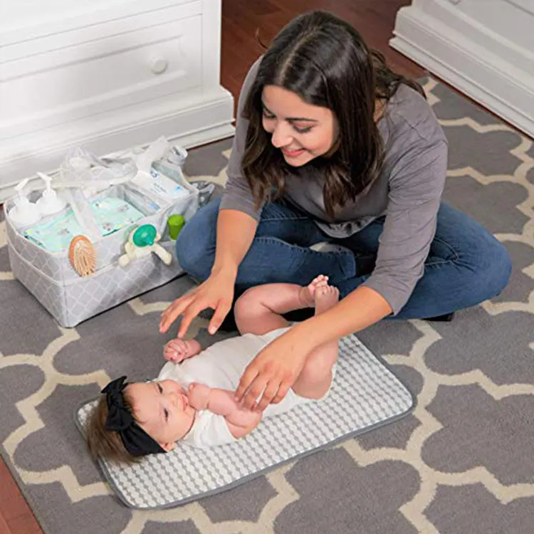 
Portable Diaper Changing Pad Station Baby Travel Nappy Changing Bag Diaper Changing Mat for Newborn Baby 